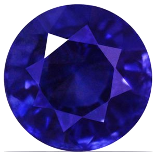 0.69 carat BLUE Round Safyras (1)