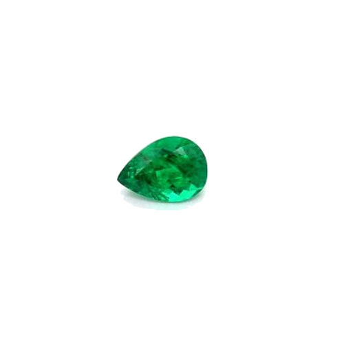 0.37 carat GREEN MODIFIEDBRILLIANT cut Pear Smaragdas (1)