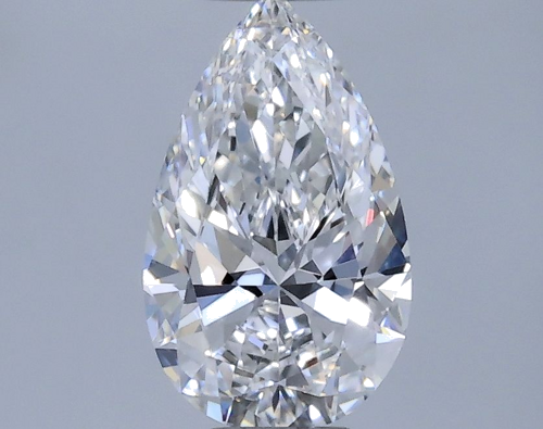 0.3 carat E-VS1 Natūralus Pear Deimantas (1)