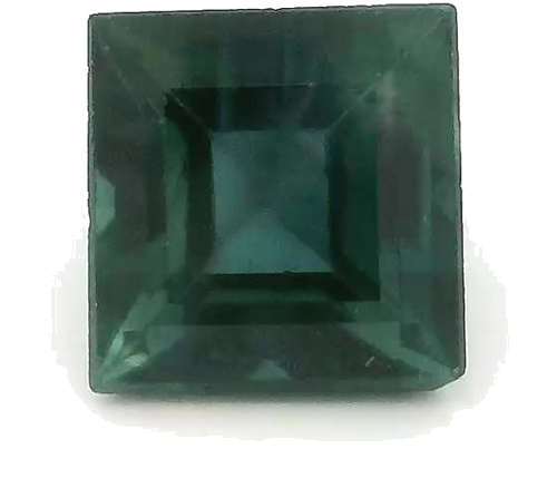 0.62 carat BLUE STEP cut Square Safyras (1)