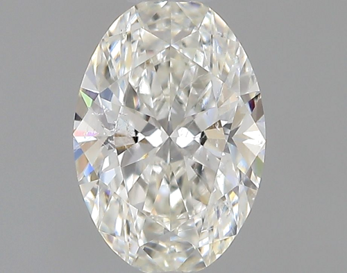 0.5 carat H-SI2 Natūralus Oval Deimantas (1)