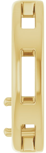 10K Yellow  4.1 mm Round Pendant Mounting (3)