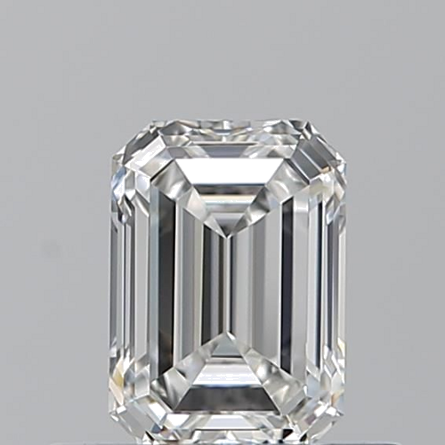 0.52 carat F-VVS2 Natūralus Emerald Deimantas (1)