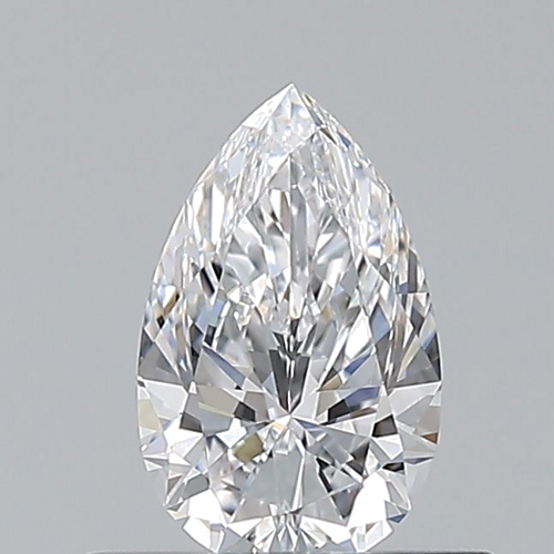 0.5 carat D-VVS2 Natūralus Pear Deimantas (1)