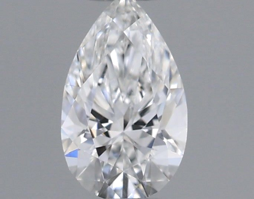 0.23 carat E-VS1 Natūralus Pear Deimantas (1)