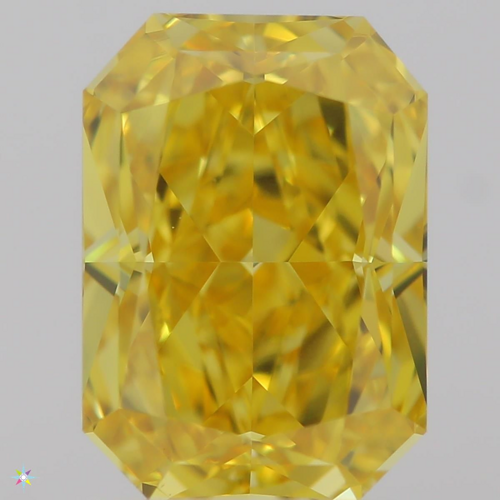 1.2 carat Fancy Vivid Orangey Yellow-VS2 Natūralus Radiant Deimantas (1)