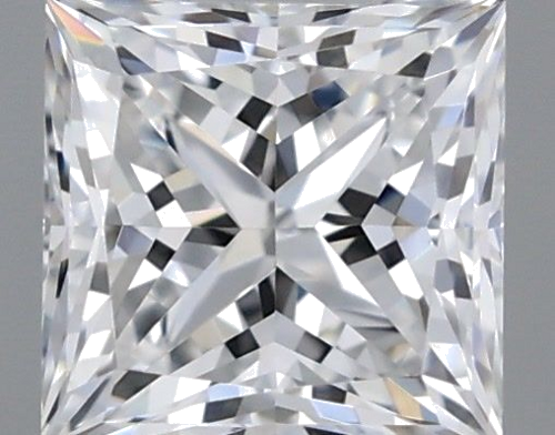 0.51 carat D-VVS2 Natūralus Princess Deimantas (1)