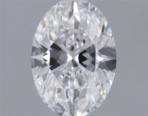 0.49 carat D-SI2 Natūralus Oval Deimantas (1)