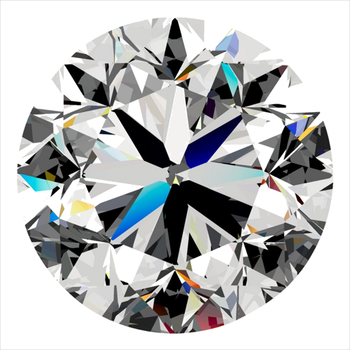 0.3 carat H-VS1 GD cut Natūralus Round Deimantas (1)