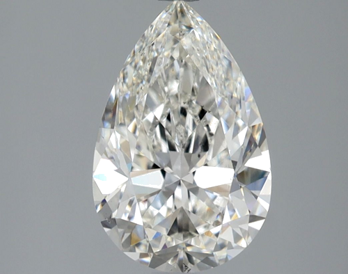 2.01 carat G-VS2 Natūralus Pear Deimantas (1)