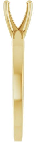 Sužadėtuvių Žiedas „Solitaire“ 14k yellow gold Round 5.4mm x 5.7mm (4)