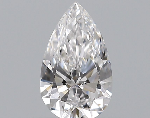 0.5 carat D-VVS2 Natūralus Pear Deimantas (1)