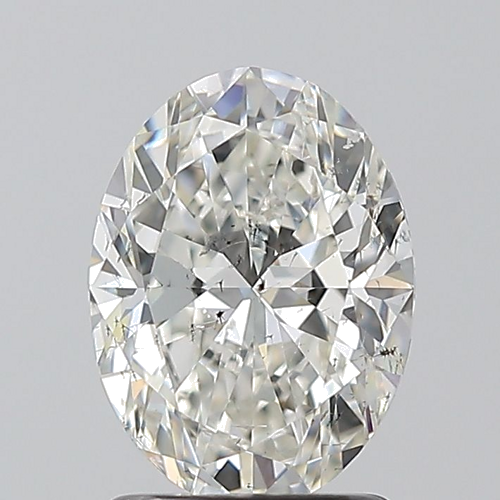 1.5 carat H-SI2 Natūralus Oval Deimantas (1)