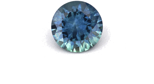 0.62 carat BLUE Round Safyras (1)