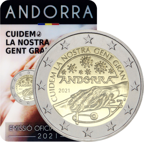2021 Andorra Seniors 2 euro BU coin (1)