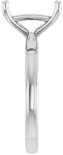 Sužadėtuvių Žiedas 14k white gold Square 9mm (4)