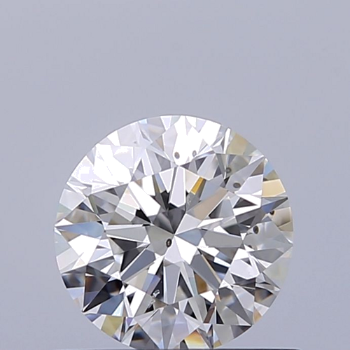 0.65 carat F-SI1 Excellent cut Natūralus Round Deimantas (1)