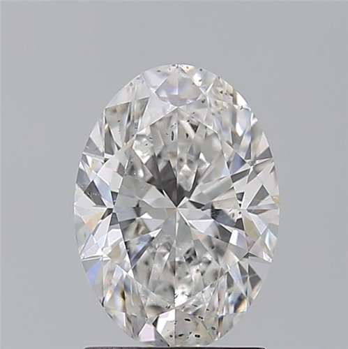 1.71 carat F-SI2 Natūralus Oval Deimantas (1)
