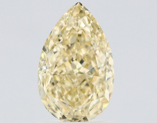 1.5 carat Fancy Light Yellow-VS2 Natūralus Pear Deimantas (1)