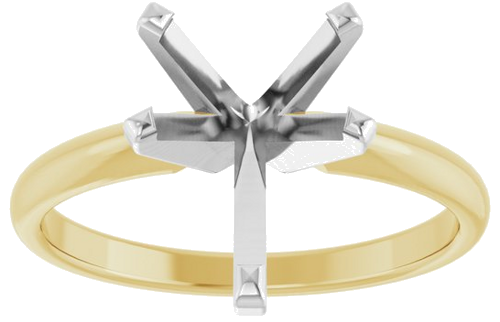 Sužadėtuvių Žiedas „Solitaire“ 14k yellow/white gold Pear 11.5mm x 7.5mm (3)