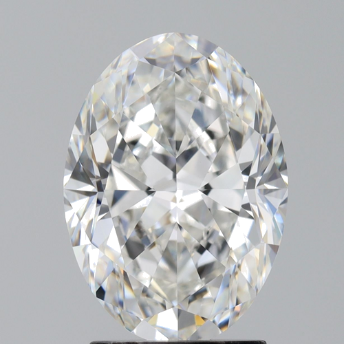 2.5 carat F-VVS2 Natūralus Oval Deimantas (1)