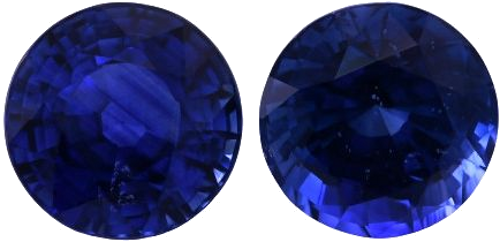 3.23 carat BLUE Round Safyras (1)