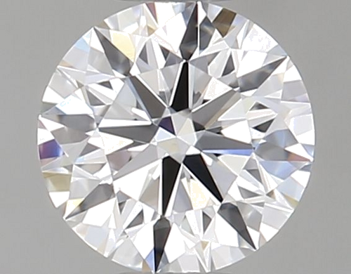 0.44 carat F-VVS2 Excellent cut Natūralus Round Deimantas (1)