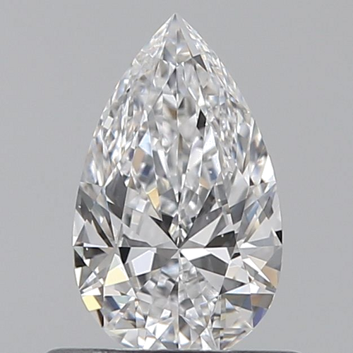 0.51 carat D-VS2 Natūralus Pear Deimantas (1)