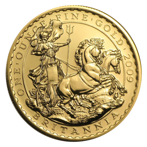 1 oz Britannia 2009 Didžioji Britanija 100 svarų Auksinė moneta (1)