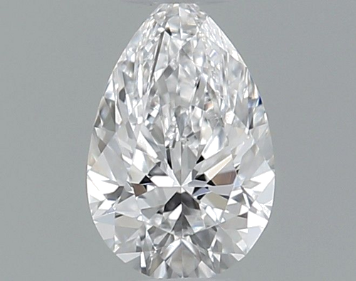 0.3 carat D-VS1 Natūralus Pear Deimantas (1)