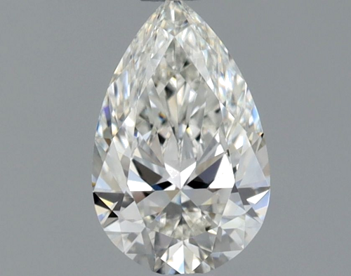 0.5 carat G-VVS2 Natūralus Pear Deimantas (1)