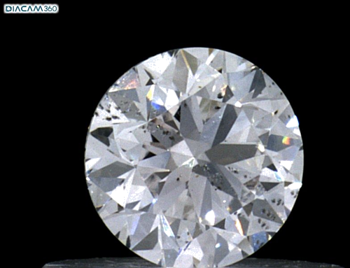 0.35 carat D-SI2 GD cut Natūralus Round Deimantas (1)