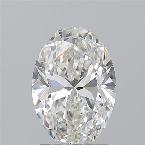 1.5 carat H-SI1 Natūralus Oval Deimantas (1)