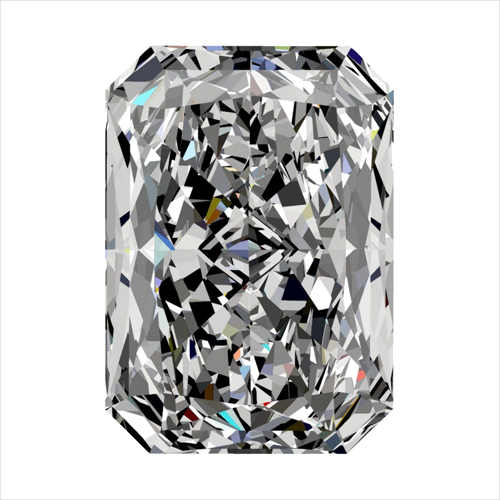 0.31 carat F-VS1 Natūralus Radiant Deimantas (1)