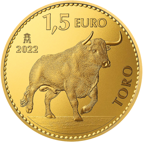 1 oz Bulius 2022 Ispanija auksinė moneta (1)