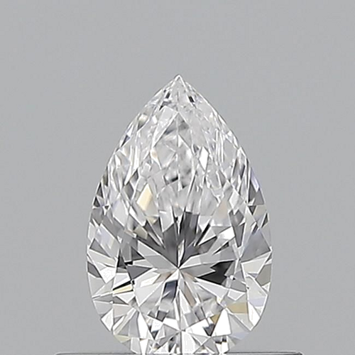 0.5 carat D-IF Natūralus Pear Deimantas (1)