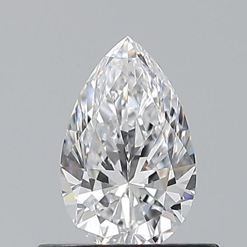 0.5 carat D-VVS2 Natūralus Pear Deimantas (1)