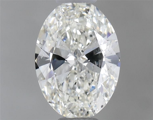 0.52 carat I-SI2 Natūralus Oval Deimantas (1)