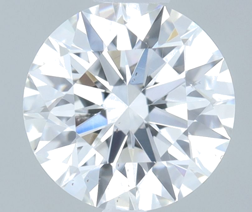 0.5 carat F-SI1 Excellent cut Natūralus Round Deimantas (1)