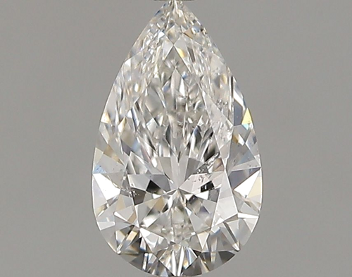 0.54 carat F-SI1 Natūralus Pear Deimantas (1)