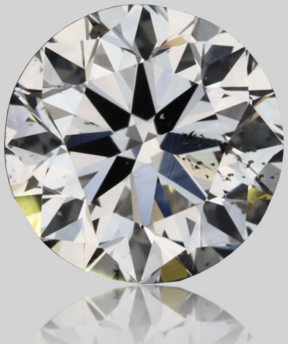 1.01 carat F-SI1 Very Good cut Natūralus Round Deimantas (1)