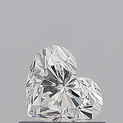 0.59 carat F-VVS1 Natūralus Heart Deimantas (1)