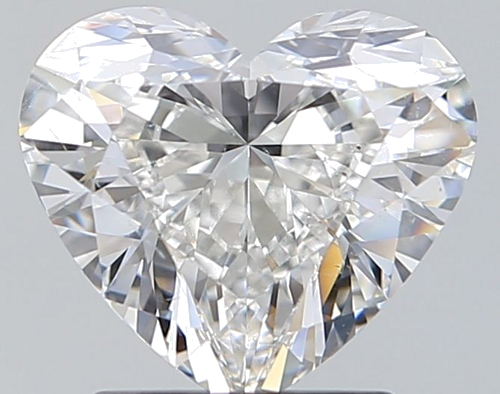 1.7 carat F-SI1 Natūralus Heart Deimantas (1)