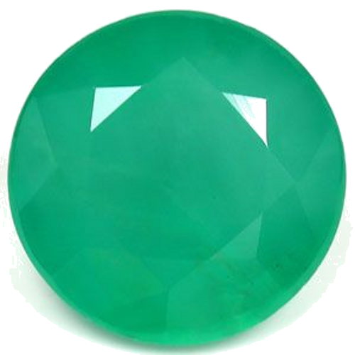 3.0 carat GREEN Round Smaragdas (1)