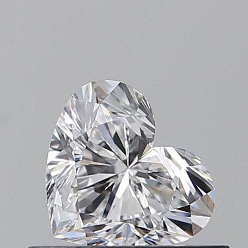 0.5 carat D-VVS1 Natūralus Heart Deimantas (1)