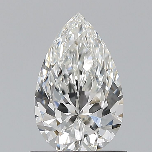 0.84 carat G-VVS2 Natūralus Pear Deimantas (1)
