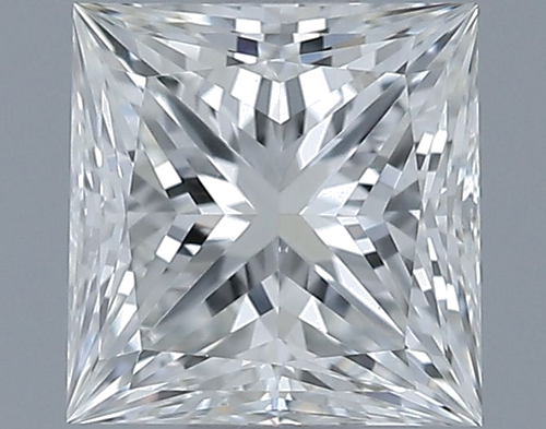0.51 carat H-VS2 Natūralus Princess Deimantas (1)