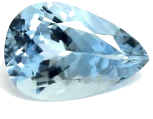 3.76 carat BLUE Pear Aquamarine (1)