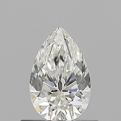 0.52 carat G-VVS2 Natūralus Pear Deimantas (1)