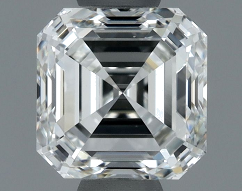 1.0 carat I-VVS2 Natūralus Asscher Deimantas (1)